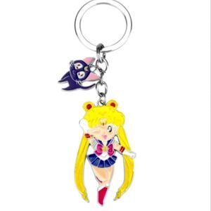 Sailor Moon & Luna Keychain